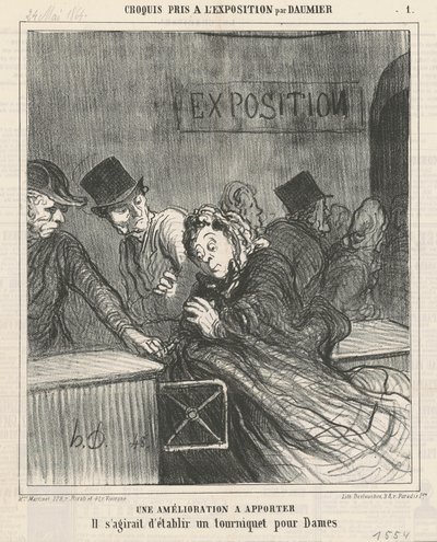 Une melhoria de um apporter de Honoré Daumier