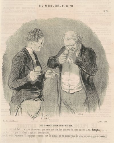Uma consulta científica de Honoré Daumier