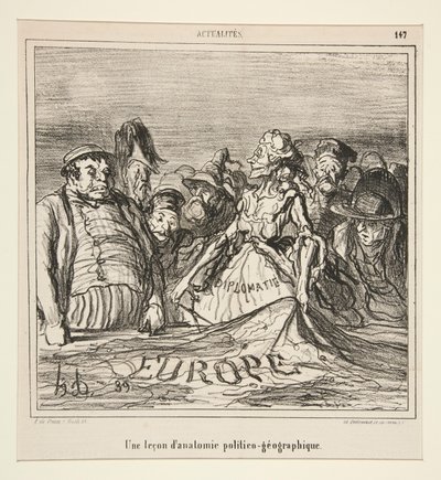 Uma lição em de Honoré Daumier