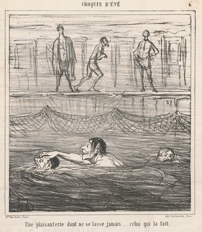 Une plaisanterie não ne se lasse ... de Honoré Daumier