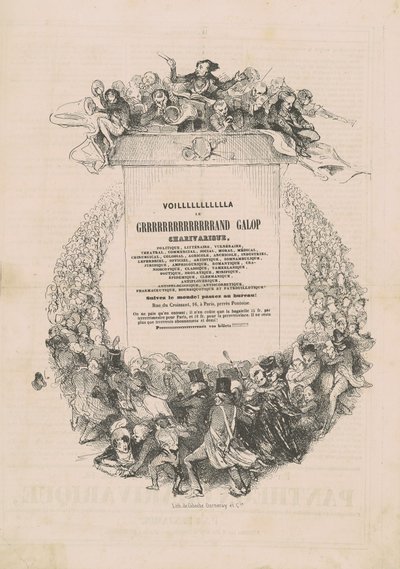VOILLLLLLLLLLLA LE GRRRRRRRRRRRRRRAND galop charivarique de Honoré Daumier