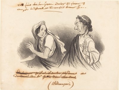 Va faire... admirador ta fureur... de Honoré Daumier