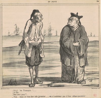 Aí vêm os franceses! ... eu filha ... de Honoré Daumier