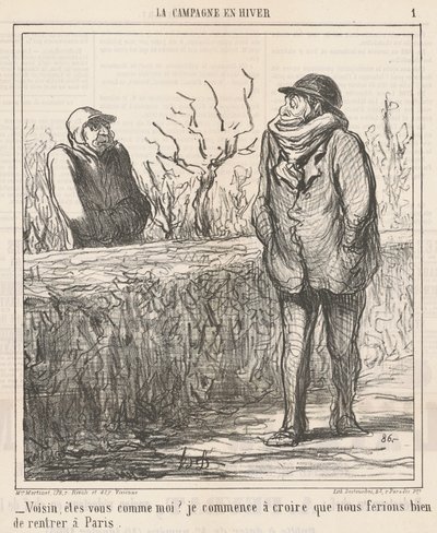 Voisin, êtes-vous comme moi? ... de Honoré Daumier