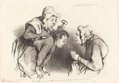 Você vai ver!... vai parar o sangue... de Honoré Daumier