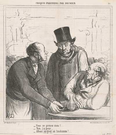 Você não leva nada? de Honoré Daumier