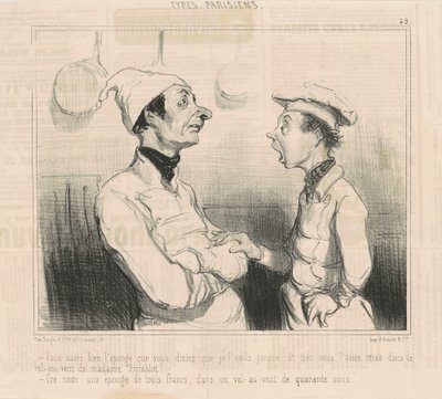 Sabe aquela esponja que você disse... de Honoré Daumier