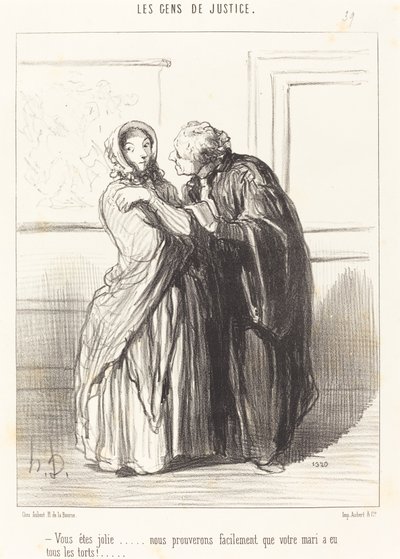 Você é lindo... de Honoré Daumier