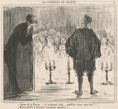 Vamos ver o Sr. Barão... de Honoré Daumier