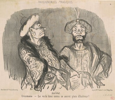 Zaire de Honoré Daumier