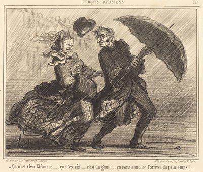 não é nada Éléonore... não é nada... de Honoré Daumier