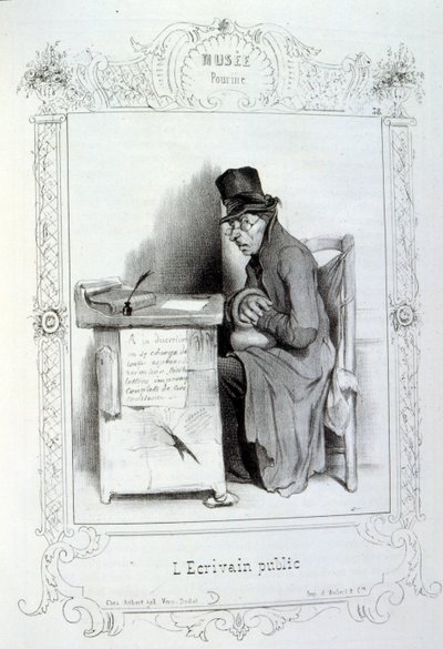 ilustrações sobre ideias e lendas Philipon sob o título Les Cent e Robert Macaire de Honoré Daumier