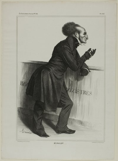 Mr. Joliv...., placa 346 de Cartooning Celebrities de Honoré Victorin Daumier