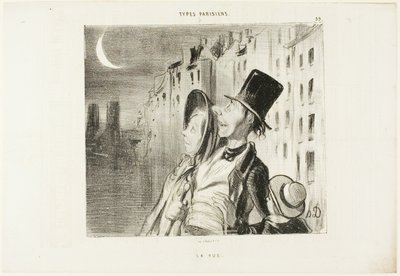 Vista, placa 39 de Types Parisiens de Honoré Victorin Daumier