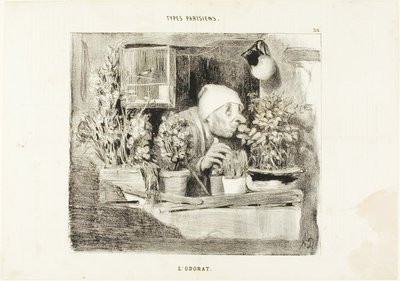 Cheiro, placa 38 de Types Parisiens de Honoré Victorin Daumier