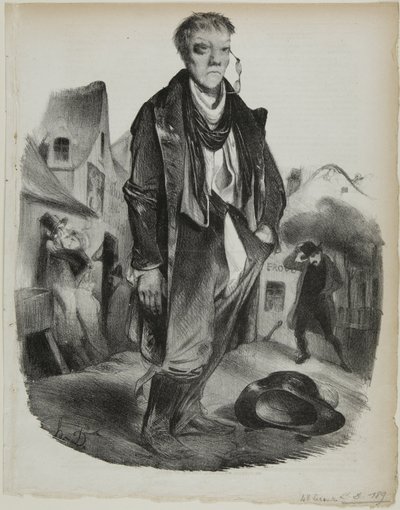 O Bêbado de Honoré Victorin Daumier