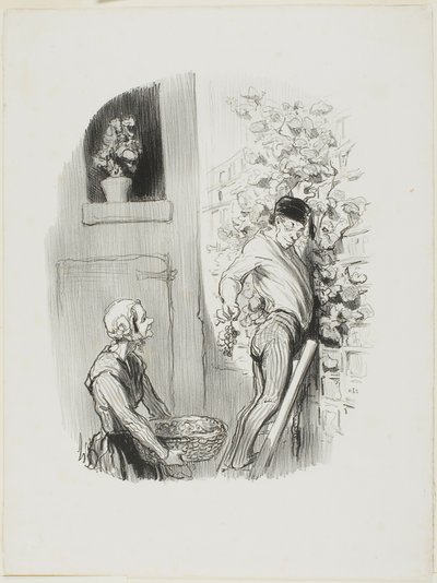 O vindimador, de Les Bons Bourgeois de Honoré Victorin Daumier