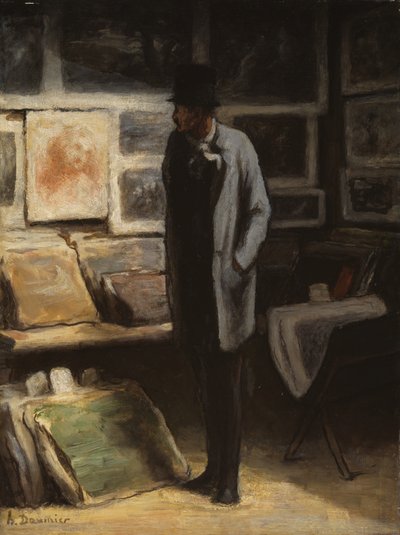 O colecionador de impressões de Honoré Victorin Daumier