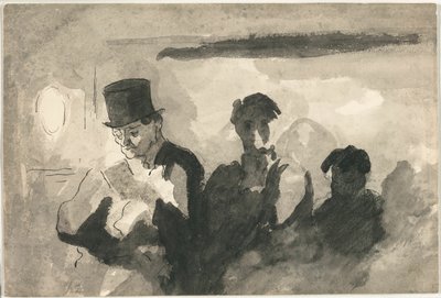 Transporte de terceira classe de Honoré Victorin Daumier