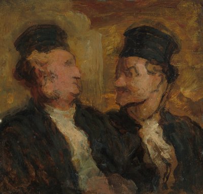 Dois advogados de Honoré Victorin Daumier