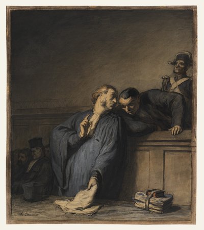 Um caso criminal de Honoré Daumier