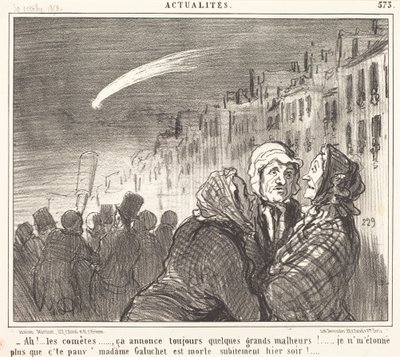 Ah!... os cometas... de Honoré Daumier