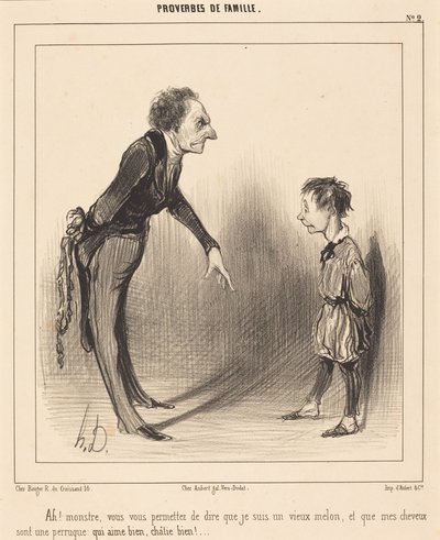 Ah! Monstro, atreve-se... de Honoré Daumier