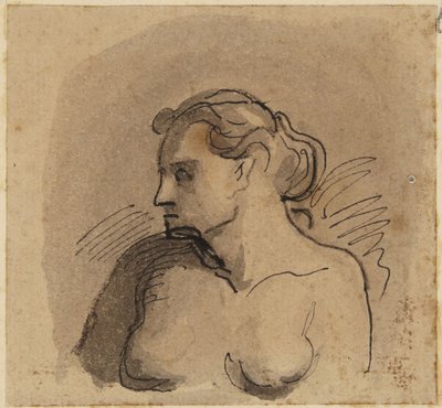 Busto de mulher de Honoré Daumier