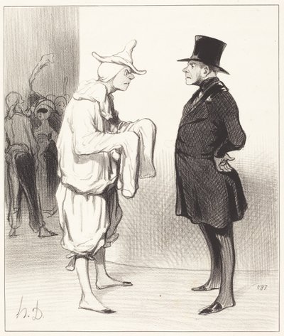 Cenoura de outfielder de Honoré Daumier