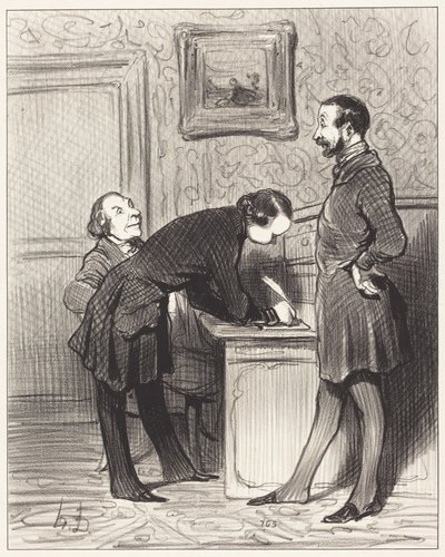 É precisamente porque é vosso amigo... de Honoré Daumier