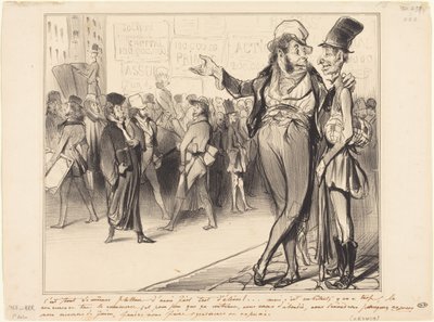 É, ainda assim, lisonjeiro ter tido tantos alunos!... de Honoré Daumier