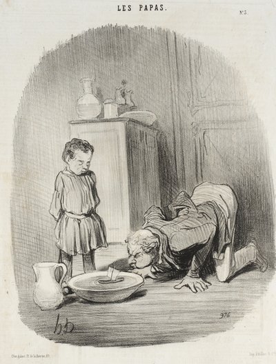Como se dá aos jovens o gosto pela navegação de Honoré Daumier