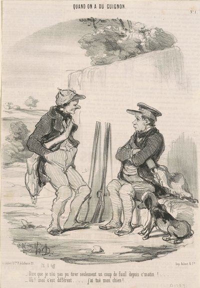 Para dizer que eu não poderia atirar ... de Honoré Daumier