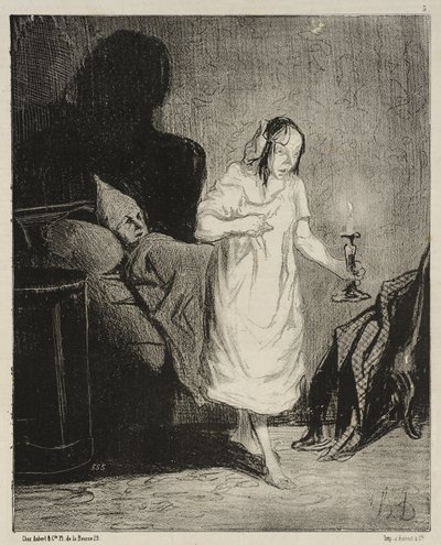 Diz lá, Bichette ... em que estás a pensar ... de Honoré Daumier