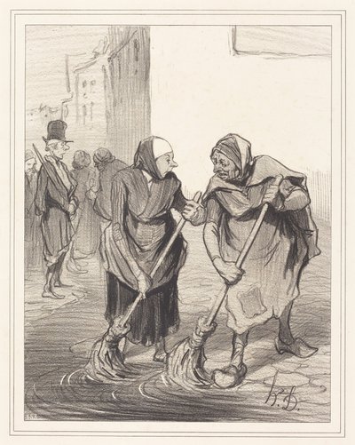 Diga lá, mãe Giboulard... de Honoré Daumier