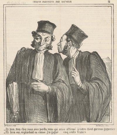 Bem, minha querida, você perdeu... de Honoré Daumier