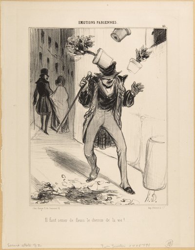 «Emoções parisienses» (sic) de Honoré Daumier