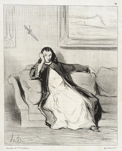 Inferno e danação!... Assobiada... Assobiada!!... Assobiada! de Honoré Daumier