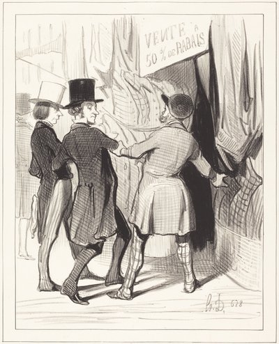 Entram senhores... aqui estão alguns magníficos... de Honoré Daumier