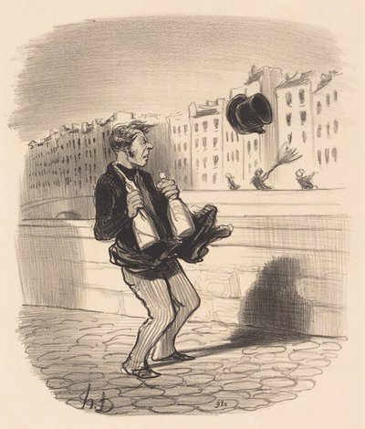 Entre, senhor... esteja à vontade... de Honoré Daumier