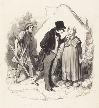 Est-ce que votre mari serait jaloux... de Honoré Daumier