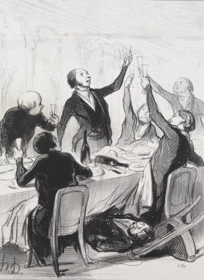 Um 43º brinde... à Sociedade de Temperança de Honoré Daumier