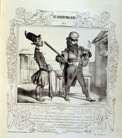 Ideias e lendas Philipon de Honoré Daumier