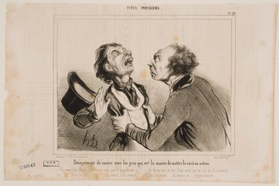 O incómodo de falar com as pessoas... de Honoré Daumier