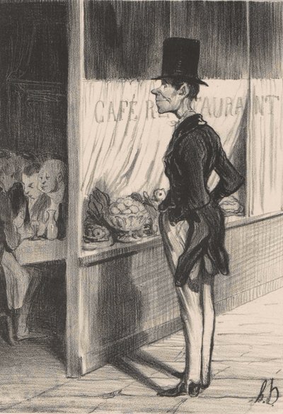 Tenho três cêntimos de Honoré Daumier