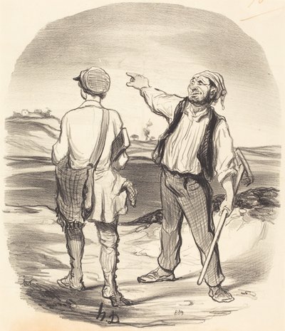 Vi uma lebre... há oito dias! de Honoré Daumier