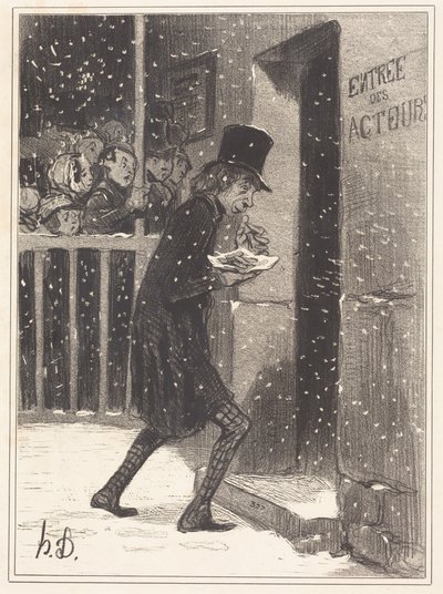 O ator dos Funambules de Honoré Daumier
