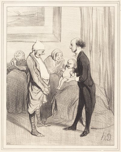 A entrada na vida de Honoré Daumier