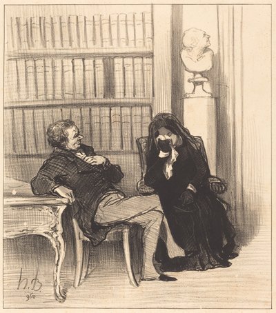 A viúva de Honoré Daumier