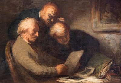 O amante das impressões digitais de Honore Daumier